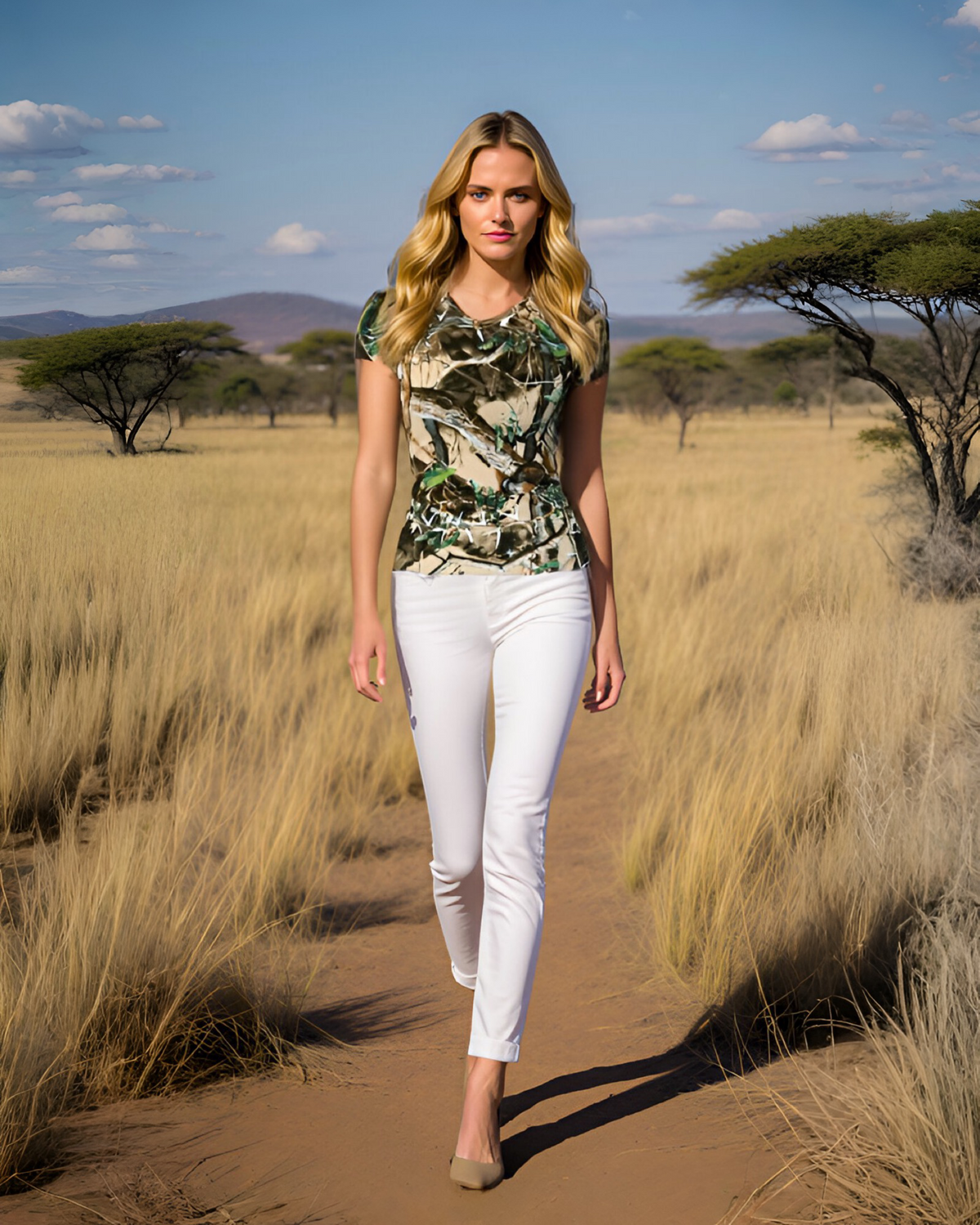 SniperGear Short Sleeve Camo Tee (Women)