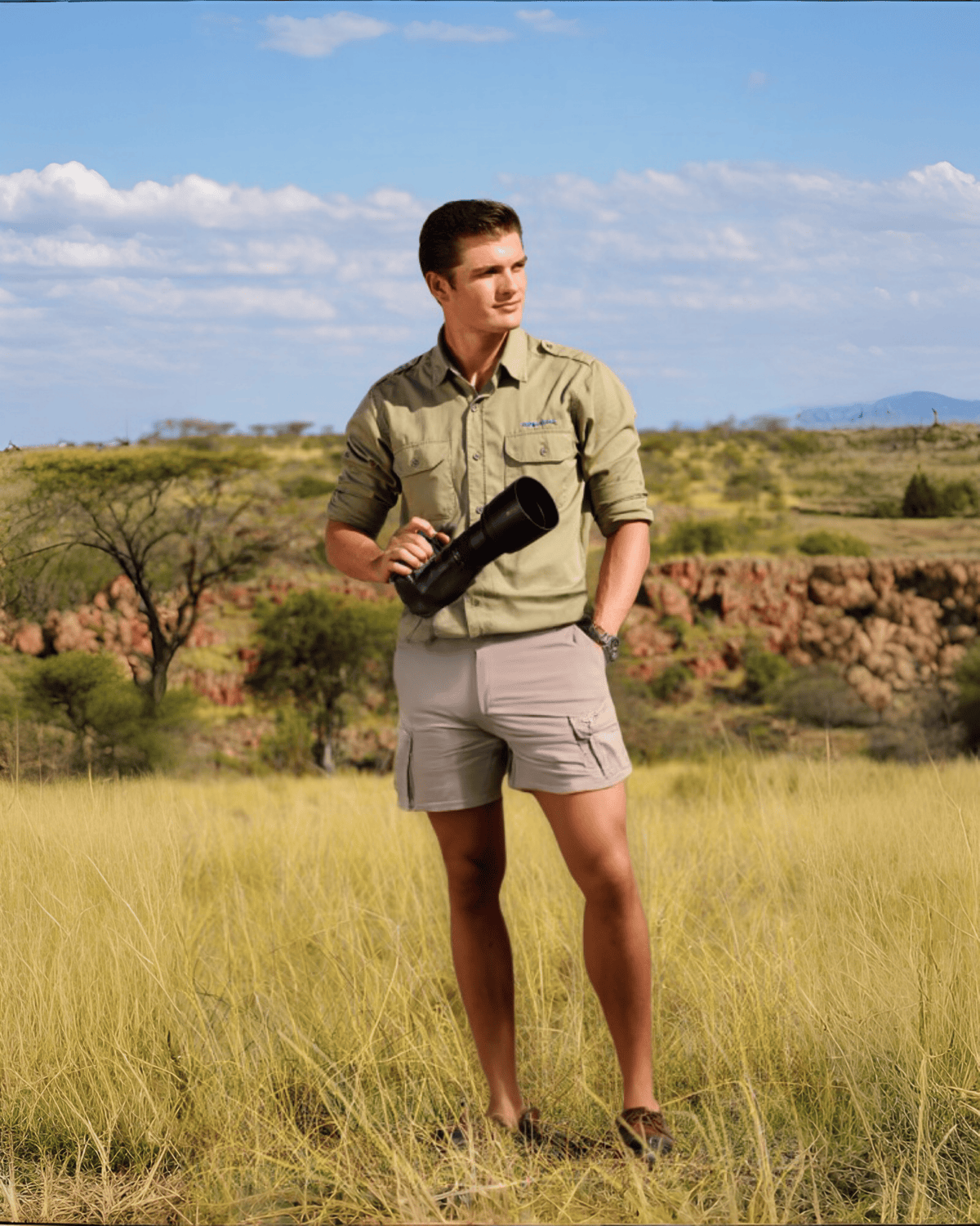 Wildebees Khakhi Tech Short